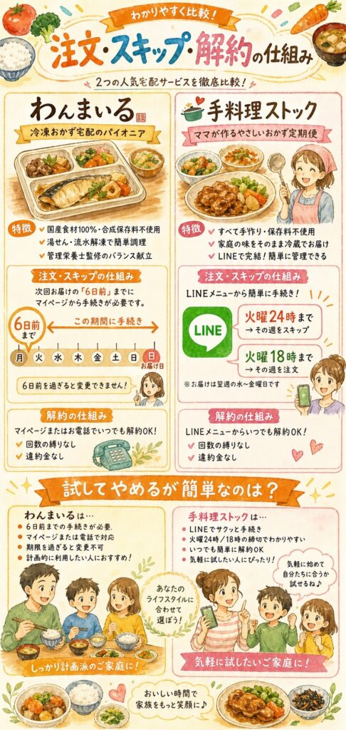 注文・スキップ・解約の仕組みは?