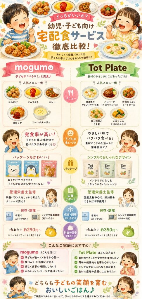 味・食感・見た目で、子どもが実際に食べてくれるのはどっち？