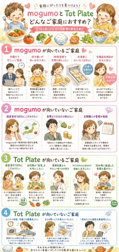 あなたの家庭にはどちらが合っているのか？