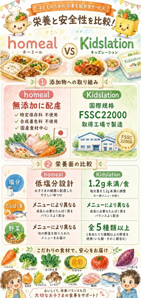 栄養・安全性はどちらが優れている？