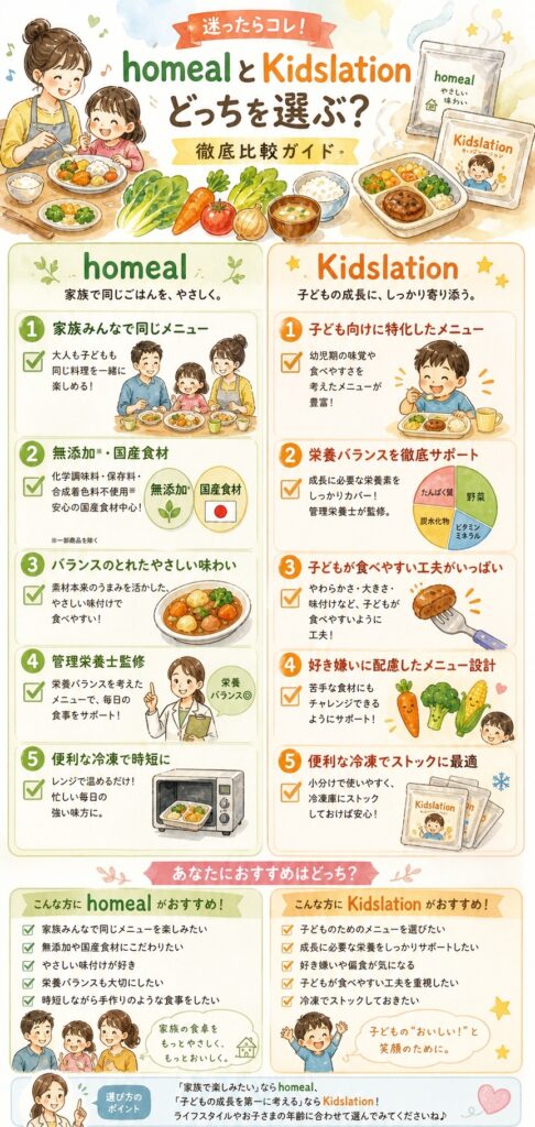 結局どっちを選べばいい？家庭別の判断軸
