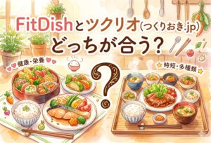 FitDishとツクリオ(つくりおき.jp)どっちが合う？冷蔵おかず宅配を家族構成・保存期間・コスパで比較