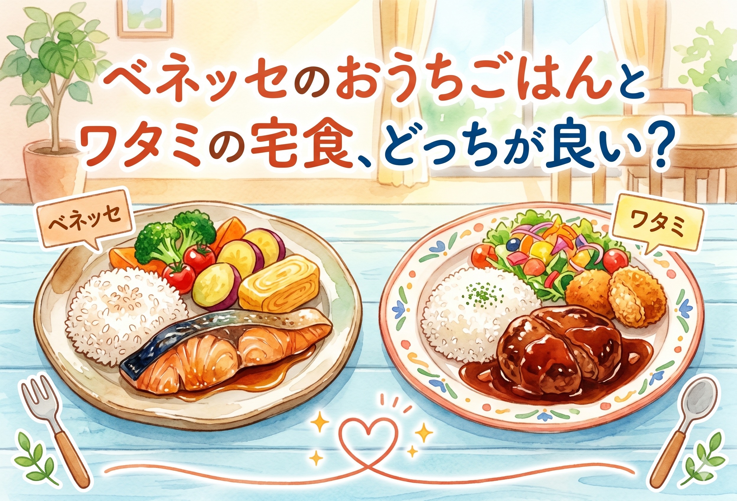 ベネッセのおうちごはんとワタミの宅食、どっちが良い？料金・介護食・配達方法を正直比較