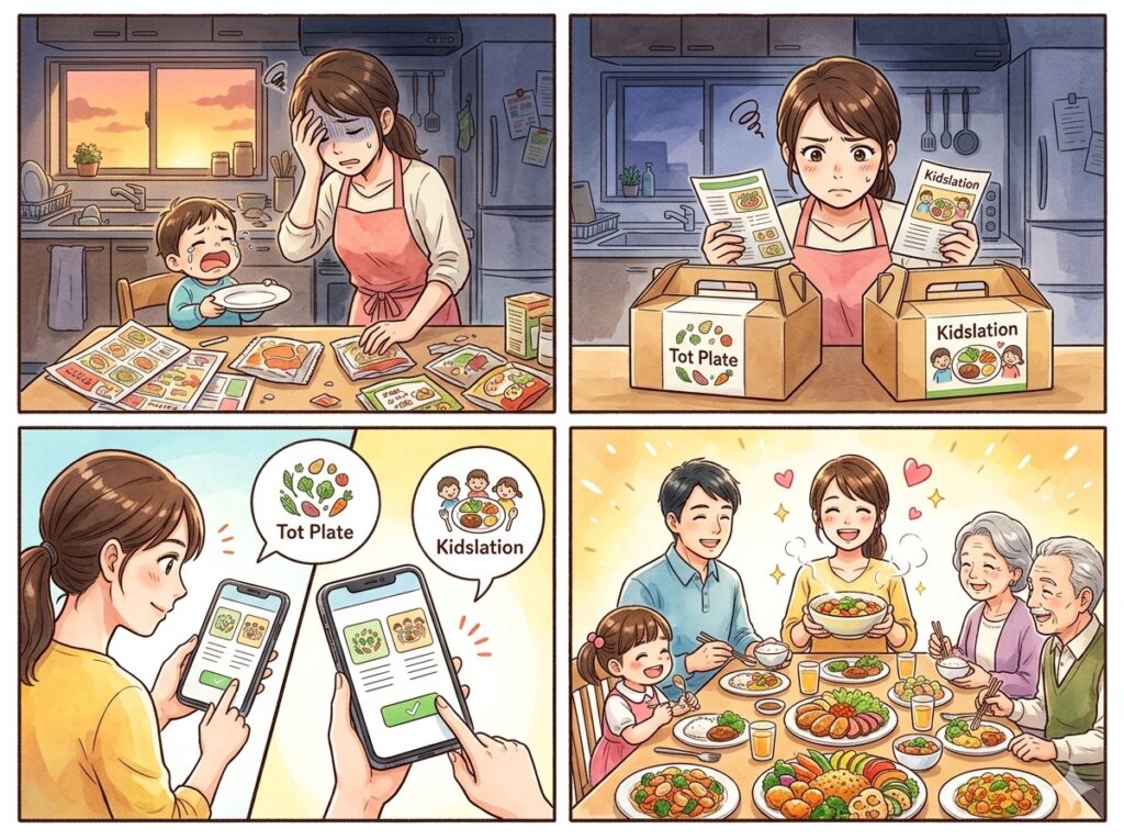 まとめ：KidslationとTot Plateどっちが合う？無添加・保育園の味・コスパで選ぶ幼児食宅配完全比較