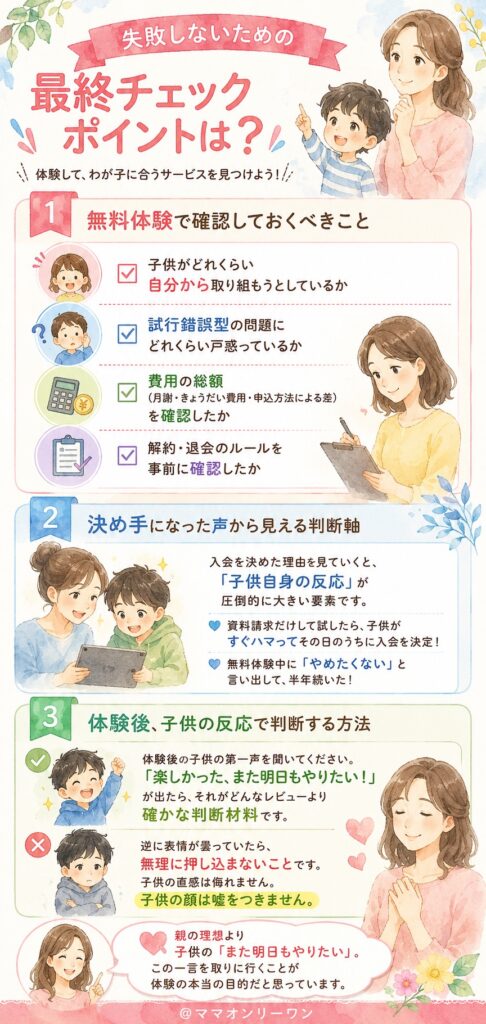 ワンダーボックスとロジックラボ 失敗しないための最終チェックポイントは？