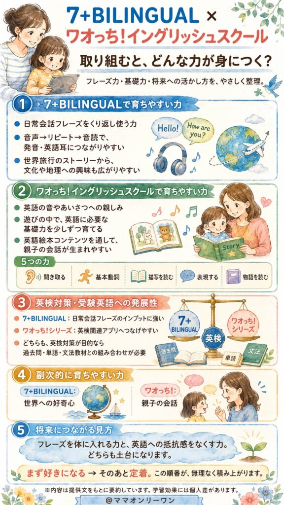 取り組むことで、それぞれどんな力が身につくのか?
