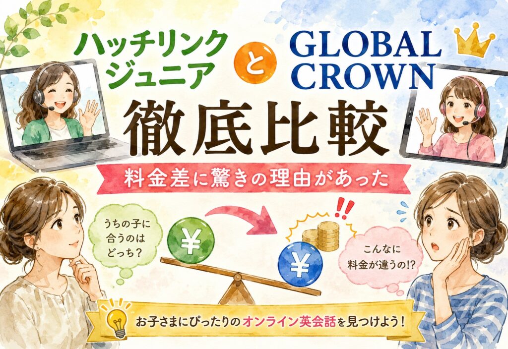 ハッチリンクジュニアとGLOBAL CROWNを徹底比較、料金差に驚きの理由があった
