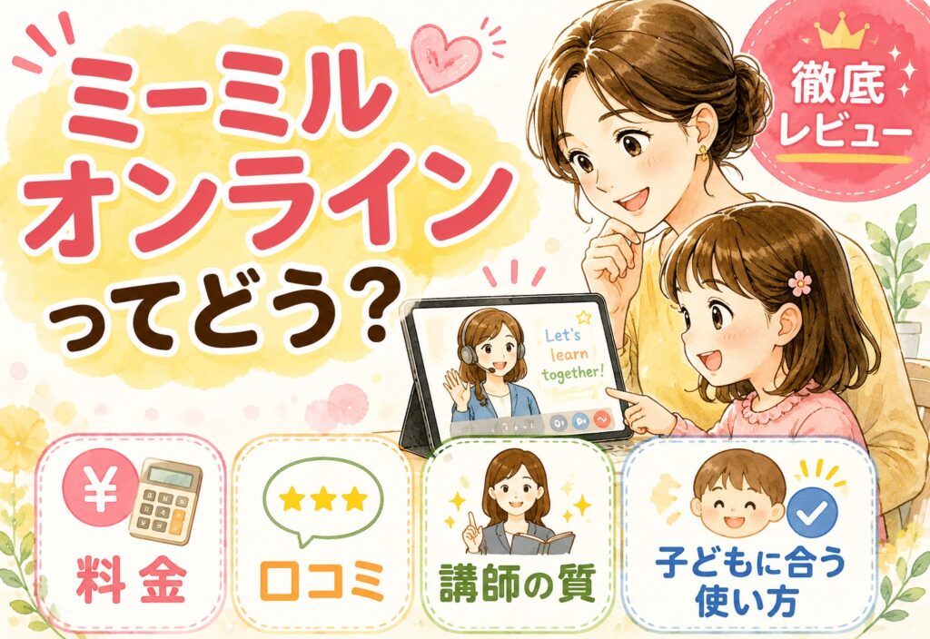 ミーミルオンラインってどう？料金・口コミ・講師の質・子どもに合う使い方まで徹底レビューします