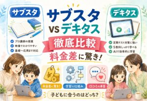 サブスタとデキタスを徹底比較、料金差にまさかと驚いた学習の仕組みと口コミの本音
