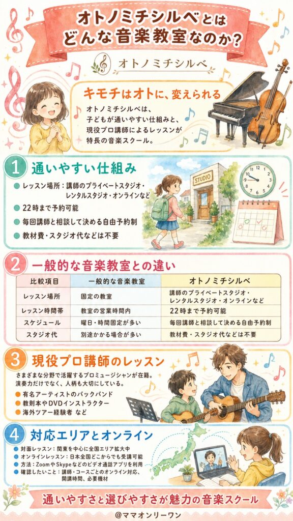 オトノミチシルベとはどんな音楽教室なのか？