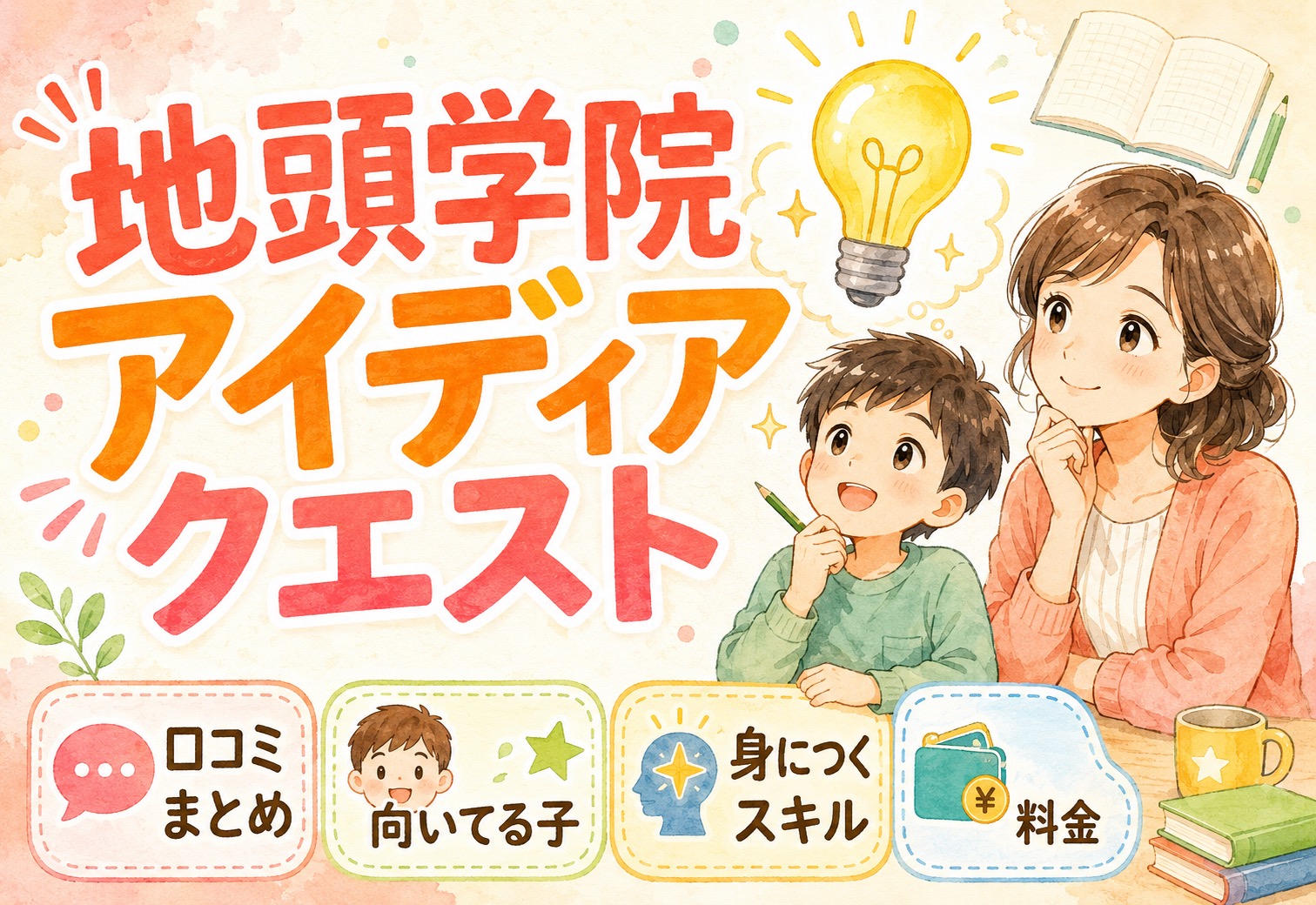 地頭学院アイディアクエスト(アイクエ)の口コミまとめ！向いてる子・身につくスキル・料金まで全部まとめた