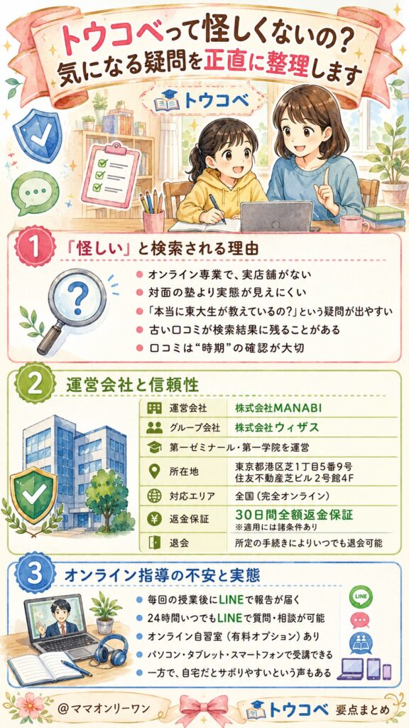 トウコベって怪しくないの？気になる疑問を正直に整理します