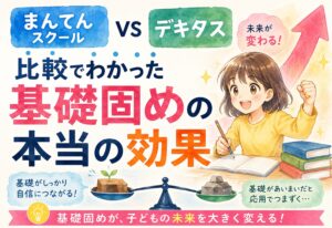 まんてんスクール、デキタスとの比較でわかった基礎固めの本当の効果