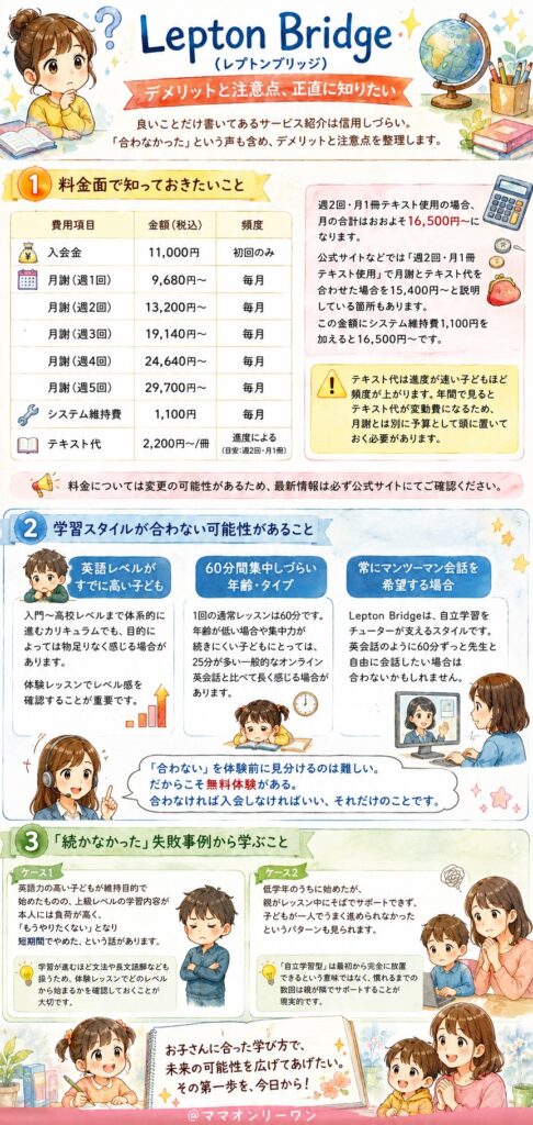 Lepton Bridge(レプトンブリッジ) デメリットと注意点、正直に知りたい