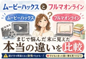 ムービーハックスとフルマオンライン、まじで悩んだ末に見えた本当の違いを比較