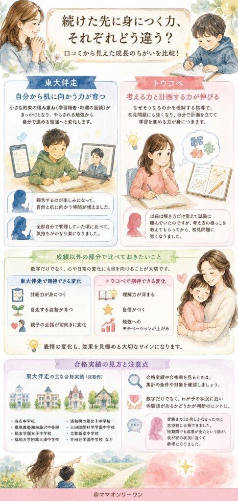 東大伴走とトウコベ 続けた先に身につく力、それぞれどう違う？