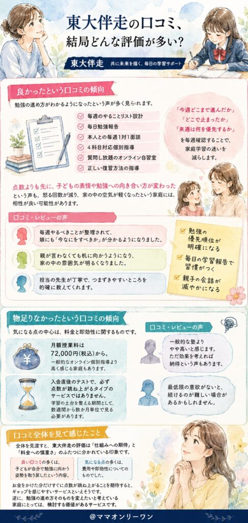 東大伴走の口コミ、結局どんな評価が多い？