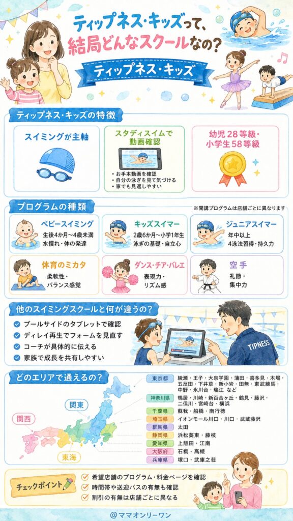 ティップネス・キッズって、結局どんなスクールなの?