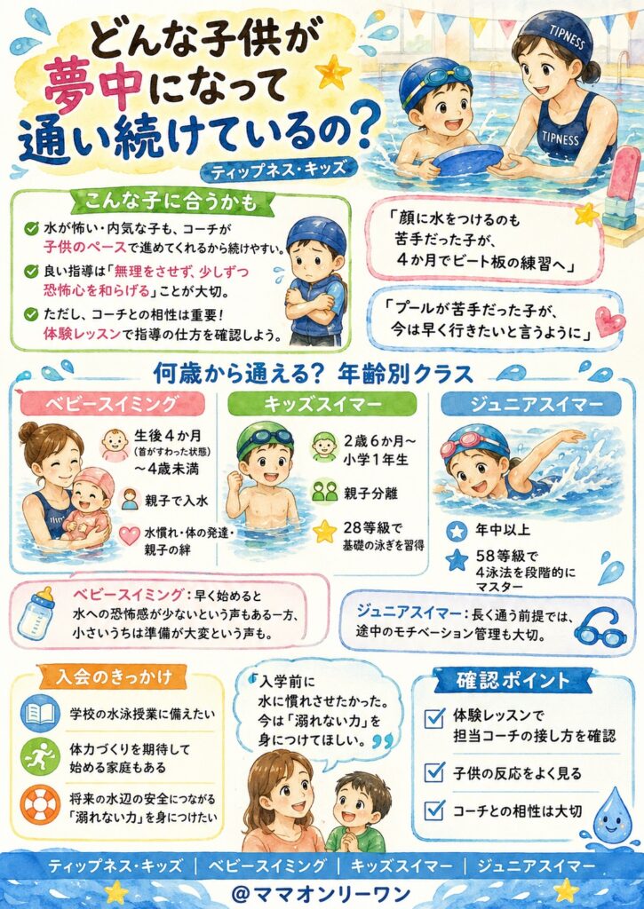 ティップネス・キッズ どんな子供が夢中になって通い続けているの?
