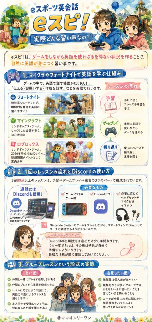eスポーツ英会話eスピ！って、実際どんな習い事なの？