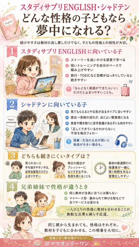 どんな性格の子どもなら夢中になれる?