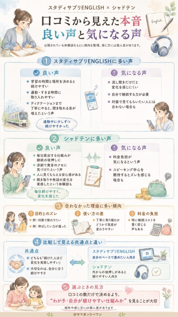 口コミから見えた本音、良い声と気になる声は?