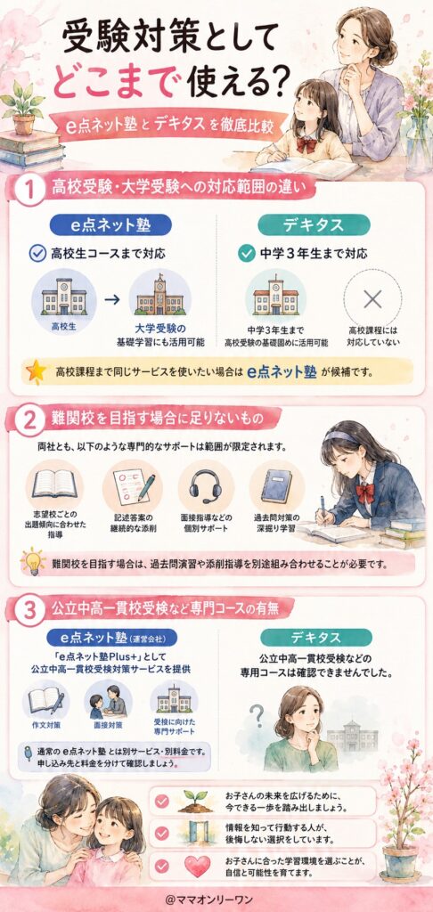 受験対策としてどこまで使える?