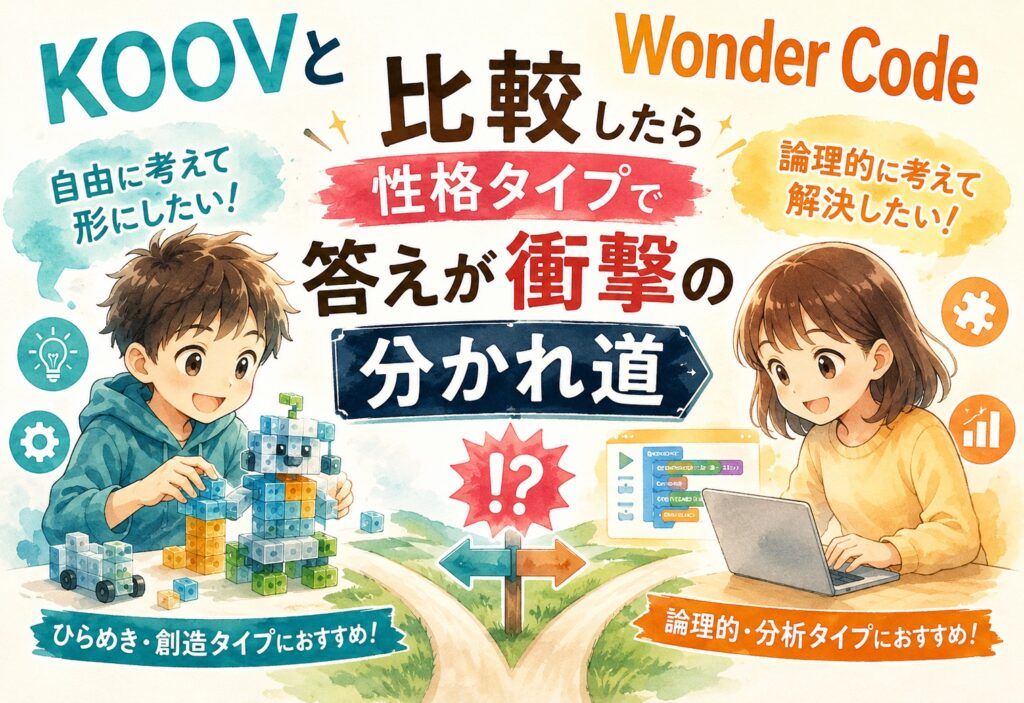 KOOVとWonder Code比較したら性格タイプで答えが衝撃の分かれ道