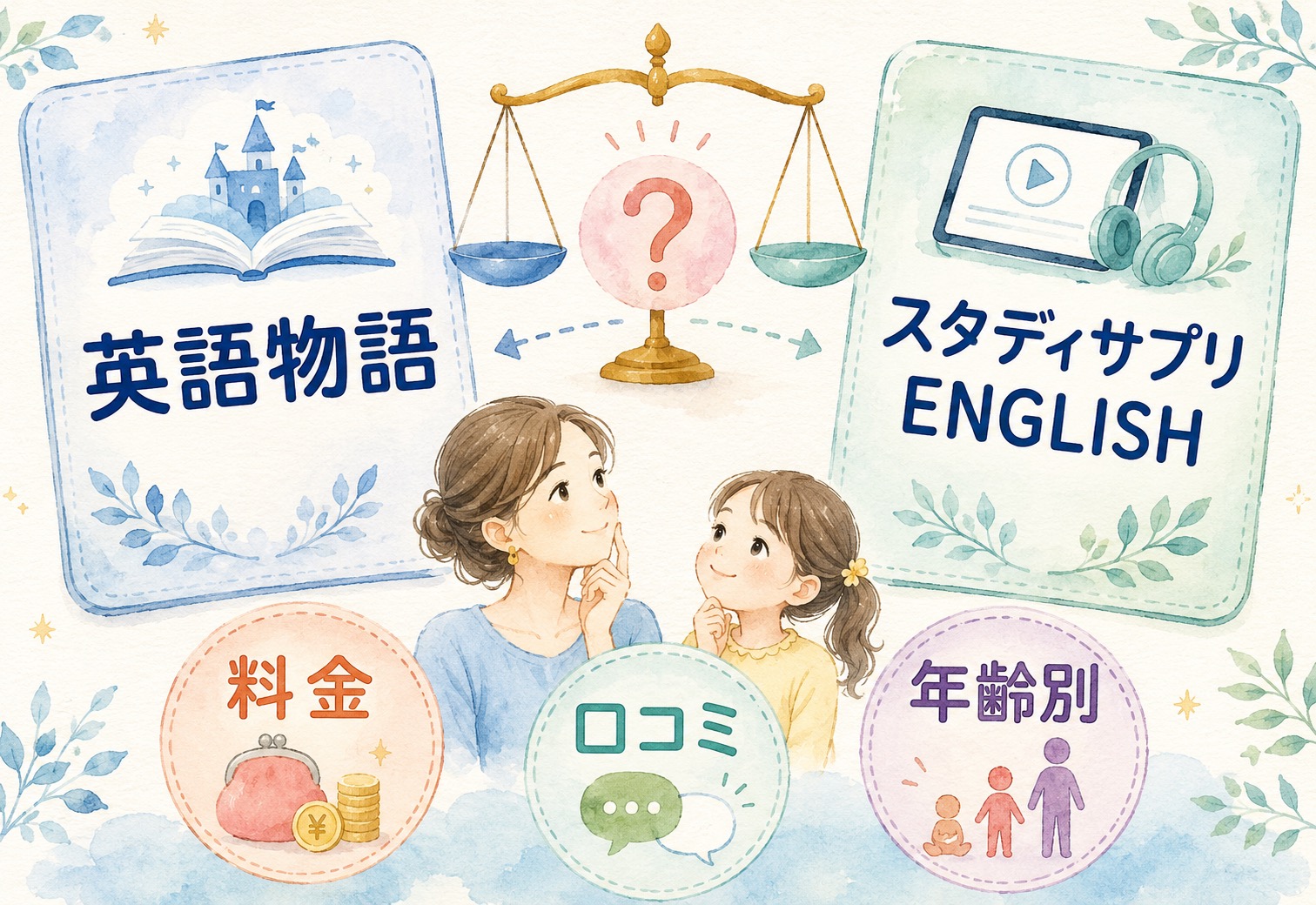英語物語とスタディサプリENGLISHを徹底比較!料金・口コミ・年齢別の向き不向きから対応デバイス・退会ルールまで多くの声を分析してわかった想像以上の本音とは