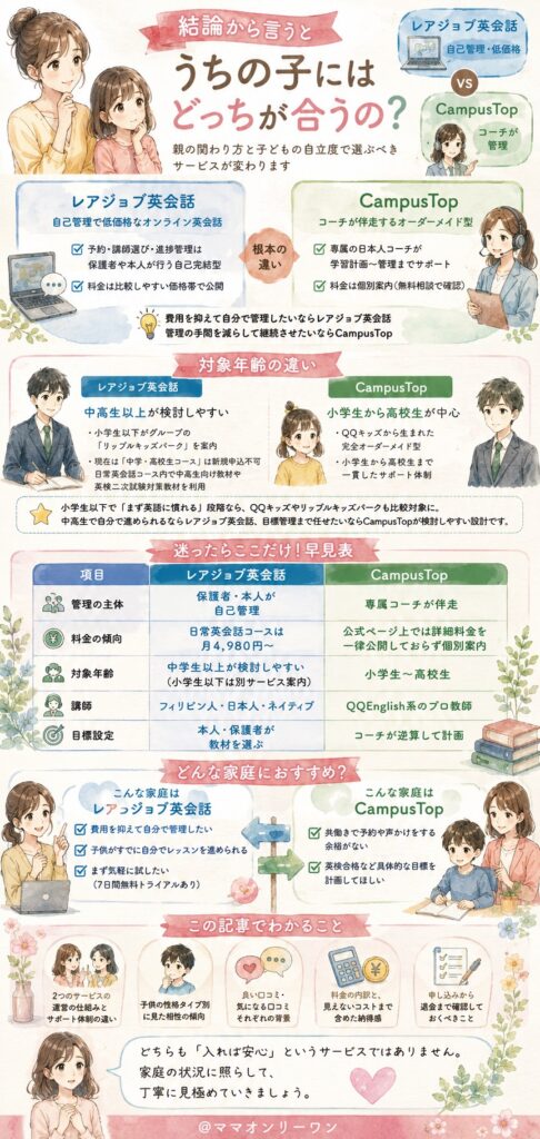 結論から言うと、うちの子にはどっちが合うの?