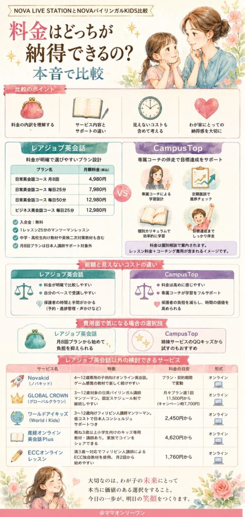 料金はどっちが納得できるの?本音で比較