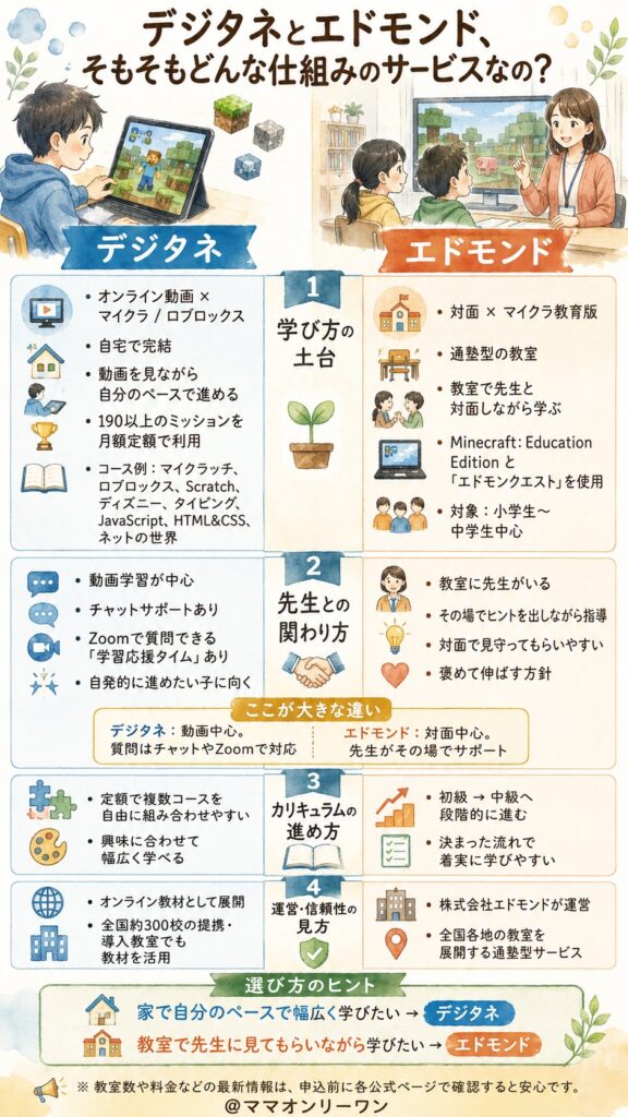デジタネとエドモンド、そもそもどんな仕組みのサービスなの？